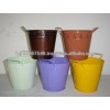HOT SELLING CHEAP IRON BUCKETS IN ASSORTED COLORS