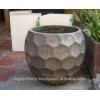 Light cement pottery pot- garden flower planters