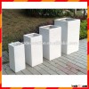 Light weight waterproof large outdoor white garden planter,flower pots and pottery with texture desi