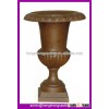 Hot sale decorative outdoor iron planter / cast iron urn