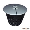 NET POT DIFFERENT SIZES with LIDS MESH HYDROPONIC AEROPONIC ROUND
