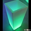 New arrival:40*40*76cm plastic led flower pot /led vase with color changing by rechargeable battery