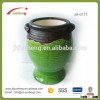 home & garden glaze green ceramic large garden pots, cement vase, the vase
