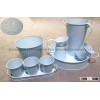 New products for Garden set Flower Pot Planter and metal bucket set