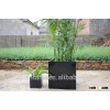 stackable flower pot sqaure planter garden use poly resin pot fiberglass