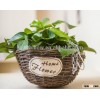 handmade wicker decorative indoor flower hanging basket christmas decorative flower basket