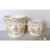 ceramic classical matt finishing sunburn Buddha flowerpots