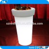 energy saving LED round flower pot / lighting round flower vase / lighted round flower vase