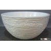 polyresin half round planter flower pots
