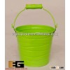 color tin round flower wood handle buckets/pots/planter
