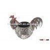 ornamental metal animals rooster Garden Planter