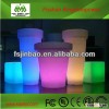 Color changing rechargeable plastic LED flowerpot