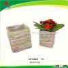 natural handmade rattan flower vase