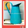 Tin Metal Pitcher Jug or Flower Vase