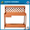 Customized 2 layer solid wood foldable outdoor using garden shelf