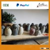 Beautiful Indoor Cheap Funny Decoration Mini Natural Stone Flower Pots and Planters for Vase