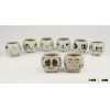 Joinflower Hot sales Decorative Air Plants Funny Face Ceramic Mini Pot