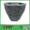 High-capacity practical pebble surface antique garden planters pot