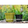 Hot sale Round Plastic Plant Pot / Planter/custom printed flower pots