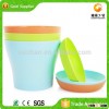 Factory Supply Round Plastic Flower Pots Planters Garden