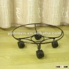 KD contruction Black Metal Mobile Flower Pot Racksss