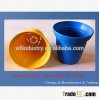 Round colourful plastic pots for plant / cheap plastic flower pot/garden pot