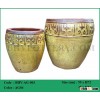 Antique Glazed Old Stone Pots