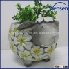 wholesale flower sheep pot fiberglass big animal planter