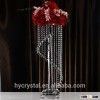 2016 wholesale crystal glass wedding flower stand decoration pedestal stand