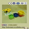 2014 New Product korean style colorful two handle cheap ceramic pots