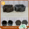 Garden small decorative plastic cement Wooden cheap flower pot
