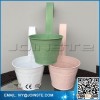 Colorful Balcony Flower Pot in metal material