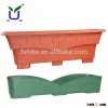 Water storage type rectangular planter for road greening