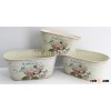 Hot selling nice design oval flower pot with owl theme
