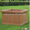 600*600*390mm high durable and good price wood plastic composite DIY flower pot
