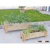 HL071 Rectangle Wood Planter outdoor wooden furniture