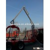 12t hydraulic log trailer wood loader