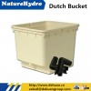 Dutch bucket for hydroponic irrigation system agriculture