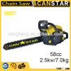 New Design Garden Tool 5800 Gasoline Diesel Chainsaw Wood Cutting Machine