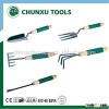 6pcs Wooden Handle Garden hand Tools Trowel Fork Rake Hoe