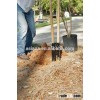 Post hole digger with wood handle DG001