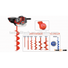 powerful garden tools gasoline/petrol 52cc ground driller/earth auger/hole digger