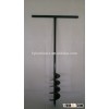 Hydraulic tractor mounted post hole digger