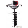 72cc Petrol Earth Auger 4.5HP Post Hole Borer Ground Drill with 3 Bits + Extension