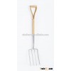 Y-ash wood handle digging fork