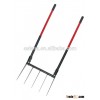 Broadfork with fiber glass handle