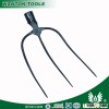 3 tines Carbon steel Garden farming and rigid fork head 3T