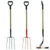 Steel Fork with Manchurian Ash Wooden Handle