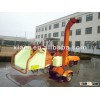 Self-powered wood chipper