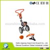 52cc gaoline brush cutter with wheels and hand grass cutter and grass trimmer with hand push handle